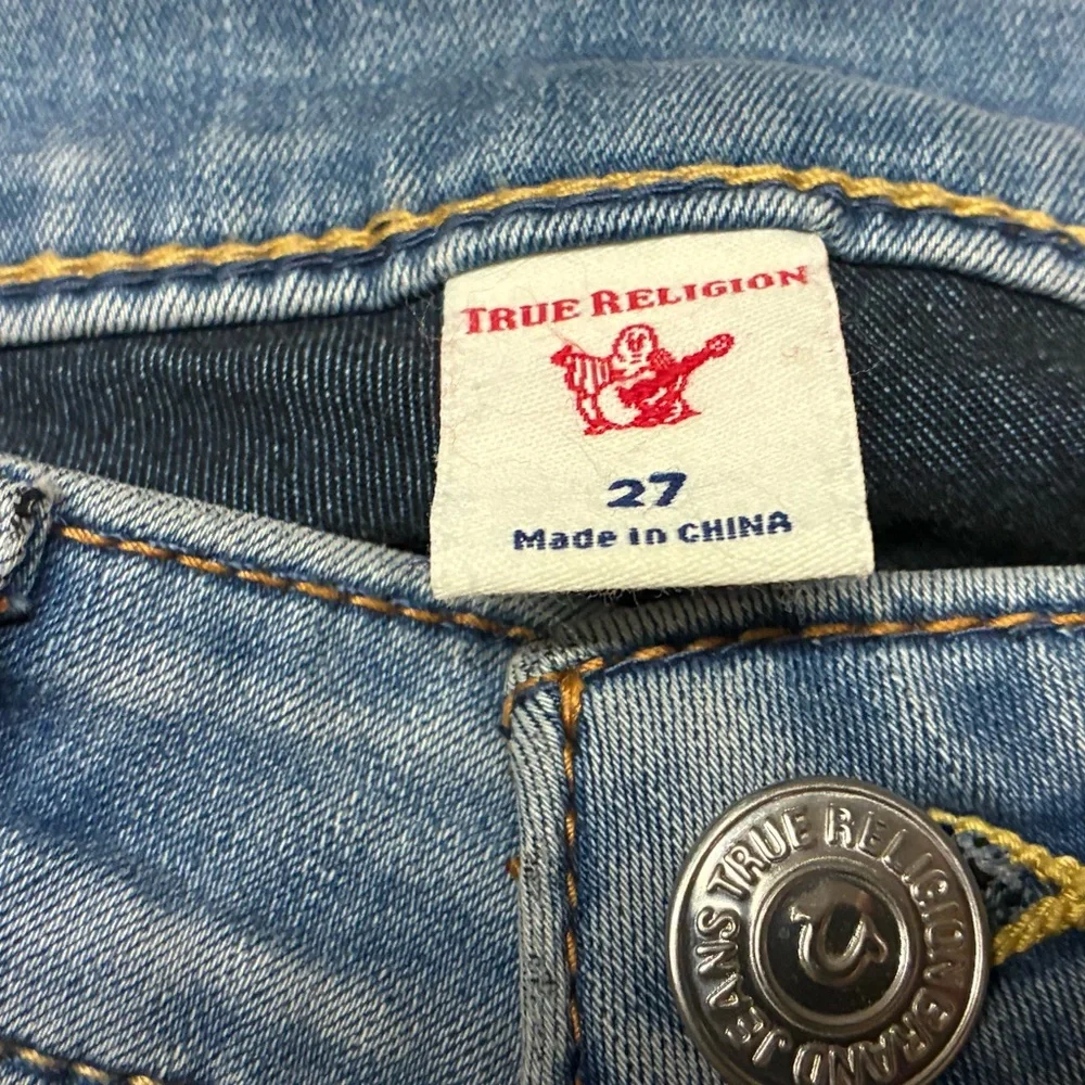 NWT True Religion Women Blue Jeans Size 27 Jennie Curvy Skinny - Picture 10 of 16